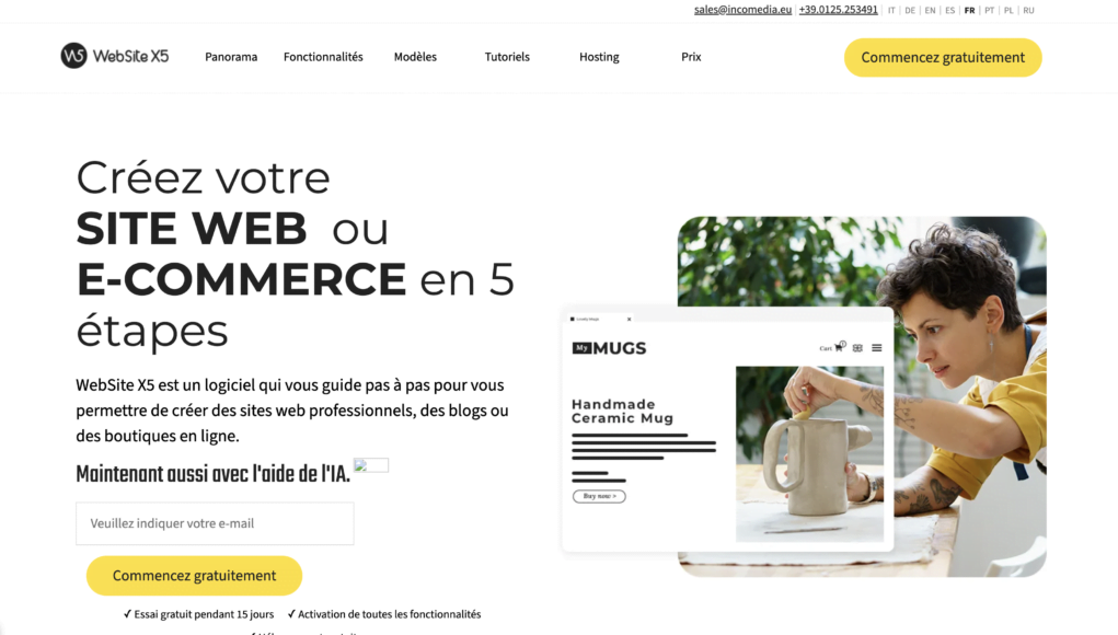 WebSite X5 Pro : une solution simple et efficace pour créer votre site web en Afrique